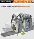 Truelove Waterproof Pet Carrier Bag for Small Dogs Cats High-Grade Polyester,Eco-Friendly & Airline Approved Design TLX2971