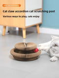 Magic Organ Cat Scratcher Round Corrugated Scratch Board Grinding Claw Toy Scratching Post for Cats Kitten Accessories With Ball