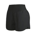 CHRLEISURE Women's Running Shorts with Zipper Pockets Quick-Dry Gym Shorts with Liner Elastic Waist Band Athletic Shorts