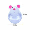 Slow Feeder Cat Toy Mouse Tumbler Treat Dispenser for Cats Small Dogs Interactive Pet Puzzle Toy Leak Food Ball IQ Training