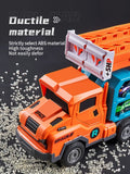3D Rail Car - Over the Track, High Impact Flying Car - Transformed Inertial Car Puzzle Power Car Toy Set - Alloy Car Toy Set