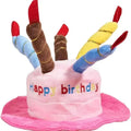 Cute Dog Birthday Toy Adorable Dog Cat Birthday Cake Hat Headwear Cap Puppy Kitten Hat Pet Gift Toys  аксесуари для собак