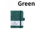 1pc A7 Pocket Notebook Journals, Small Notepad Notebooks For Note Taking.A7 Mini Note Pads With Pen Holder. 200 Pages notebooks
