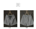 Elastic Waist Drawstring Plaid Loose Youth Vintage Shorts Summer Thin Simplicity Casual Hot Pants Fashion Trend Women Clothing