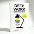 Deep Work : Rules for Focused Success In a Distracted World by Cal Newport Self Help Book English Books