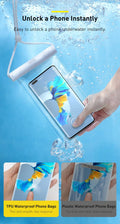Baseus Waterproof Phone Case Under 7.2 inches For iPhone 12 Pro Max Swim Case IPX8 Universal Cover For Huawei Xiaomi Samsung