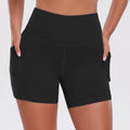 1PCS Women Shorts with Pockets Tummy Control Butt Lifting Cycling Tights Stretchy Slim Sports Shorts Summer Casual Wear