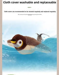 USB Rechargeable Electric Flapping Bird Cat Toy Touch Activated Squeaky Plush Toy With Catnip Interactive Play Toy For Pets