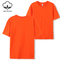 20 Colors Solid Color Summer Soft 100% Cotton Womens T-Shirts Y2K Loose Clothes Fashion Tee Tops Street Multicolor Short Sleeve