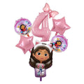 Gabby Dollhouse Birthday Party Supplies Plates Cups Tablecloth Napkins Gabby Cat Birthday Decoration Supply Kit Kids Party Favor