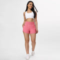 Women High Waisted Athletic Shorts Running Shorts with Zipper Pockets Elastic Workout Shorts for Yoga Breathable Sports Shorts