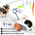Self-Moving Automatic Cat Teaser Ball with Faux Tail Rechargeable Smart Sensor Cat Toy for Indoor Cats Cat Toys Interactive