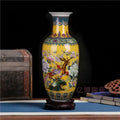 Jingdezhen Floor-standing Ceramic Large Flower Vase for Floral Arrangement Simple European-style Living Room Modern Home Decor C