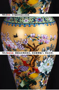 Jingdezhen Floor-standing Ceramic Large Flower Vase for Floral Arrangement Simple European-style Living Room Modern Home Decor C